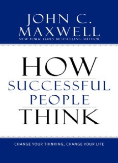 How Successful People Think Pdf Download-All Pdf Books